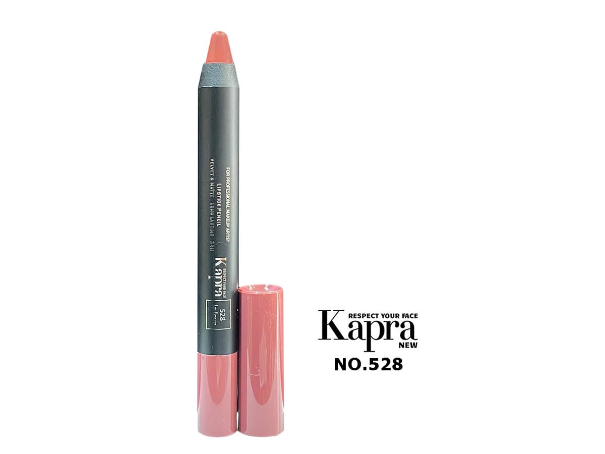 رژلب مدادی کاپرا نیو (KAPRA NEW) شماره 528 — تصویر ۲
