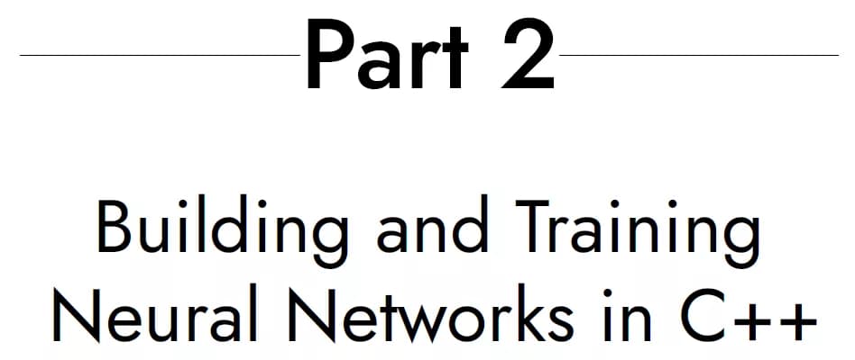کتاب Deep Learning with C++ — تصویر ۳