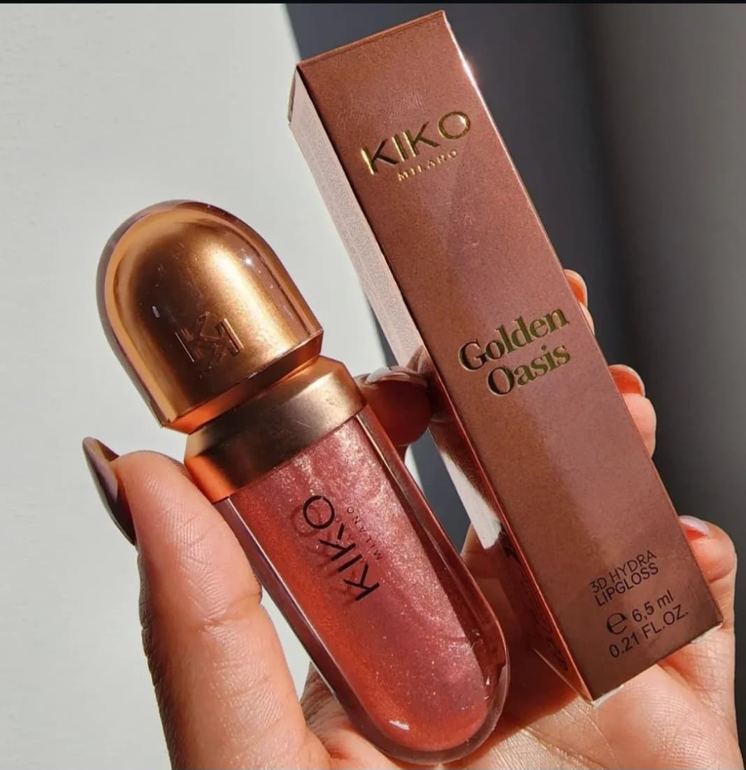 لیپ گلاس کیکو kiko golden oasis — تصویر ۲