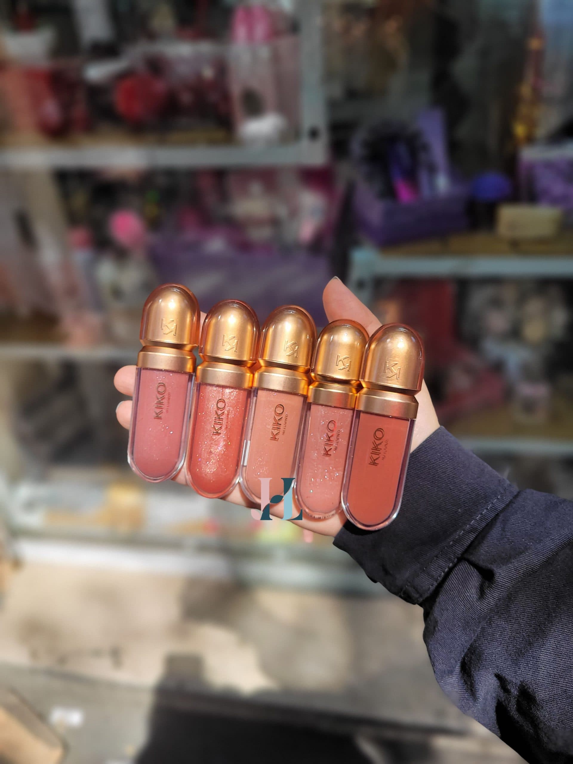 لیپ گلاس کیکو kiko golden oasis — تصویر ۶