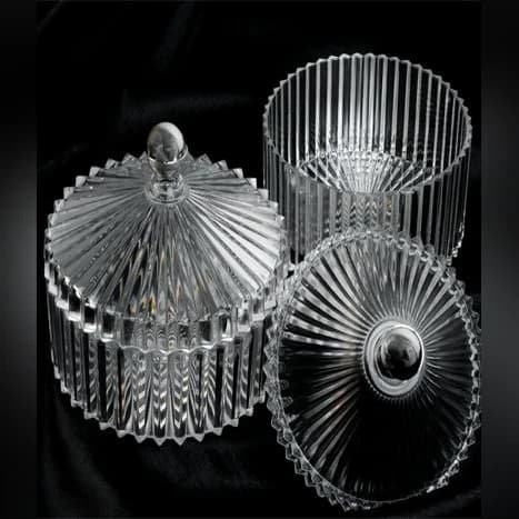 قندان و شکلات خوری اکرولیک شفاف و شیک مناسب پذیرایی و دکور