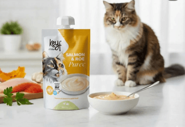 پودینگ گربه کیف طعم سالمون و خاویار (Keyf Kitchen – Salmon & Roe Puree)