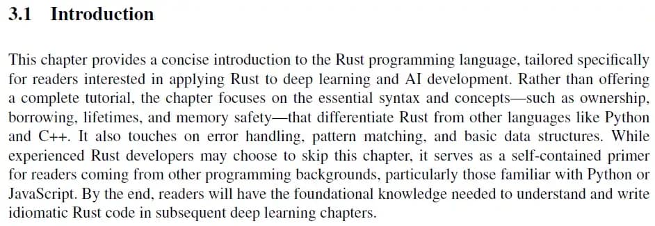 کتاب Deep Learning with Rust — تصویر ۲