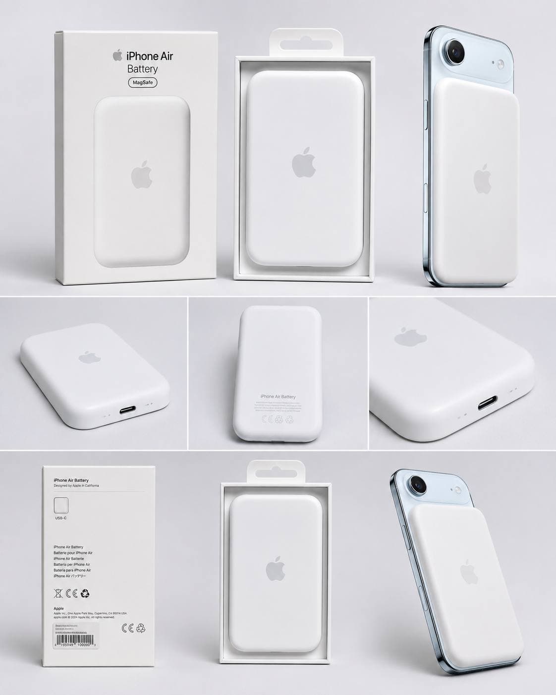 پاوربانک مگ سیف اپل مدل iPhone Air ظرفیت ۵۰۰۰ میلی آمپر
