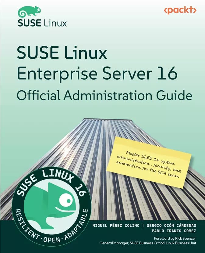 کتاب SUSE Linux Enterprise Server 16 Official Administration Guide