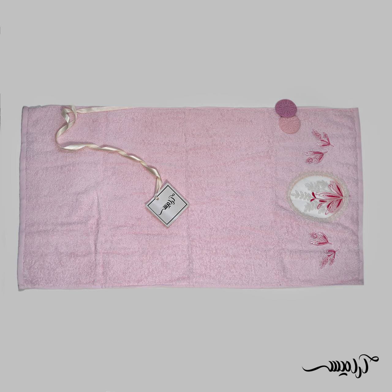 حوله دستی کرالیچه دانتل گلدار — تصویر ۲