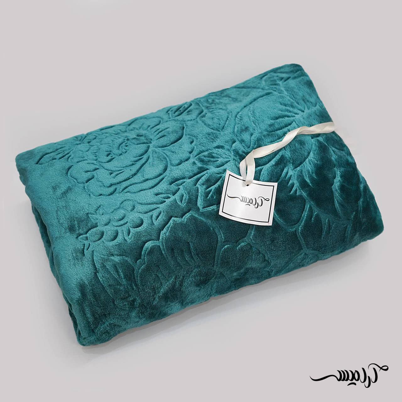 پتو دو نفره لاله مهرگان طرح زنبق گلدار | خرید و مشخصات — تصویر ۸