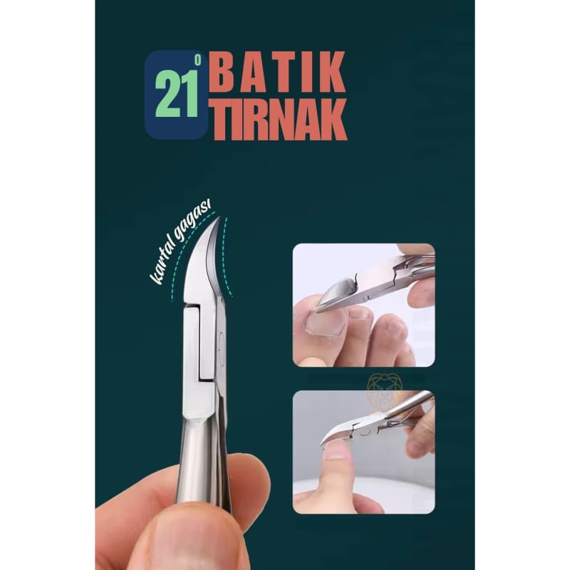 قیچی پدیکور حرفه‌ای Transformacion مدل 721219 | ناخن گیر مناسب برای اصلاح ناخن‌های پا و درمان ناخن‌های فرورفته | تیغه تیز از جنس استیل ضدزنگ | طراحی ارگونومیک برای کنترل بهتر | مناسب برای استفاده خانگ