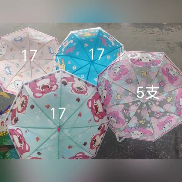 چتر فانتزی کودک سایز ۱۹ | چتر بچه‌گانه با طرح‌های کارتونی متنوع — تصویر ۵