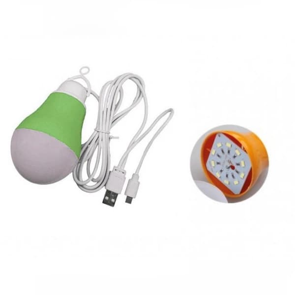 لامپ کمپی ۱۰ ال ای دی (USB و Type-C) | چراغ LED چادر مسافرتی — تصویر ۲