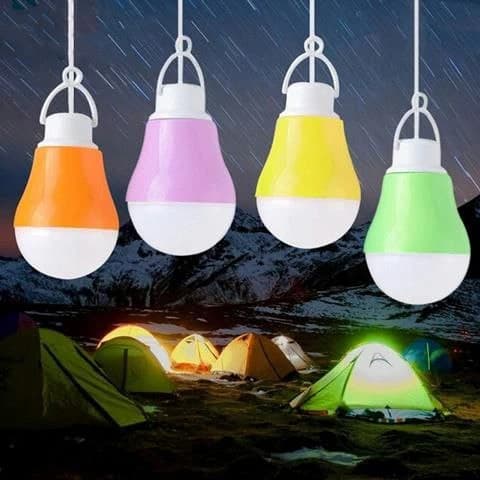 لامپ کمپی ۱۰ ال ای دی (USB و Type-C) | چراغ LED چادر مسافرتی