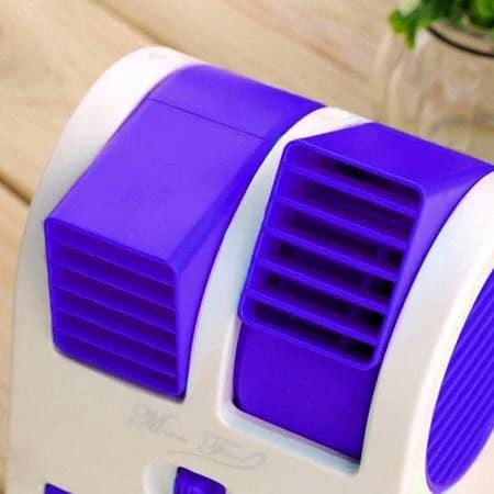 مینی کولر آبی رومیزی USB – خنک‌کننده قابل حمل با مخزن آب و یخ — تصویر ۲