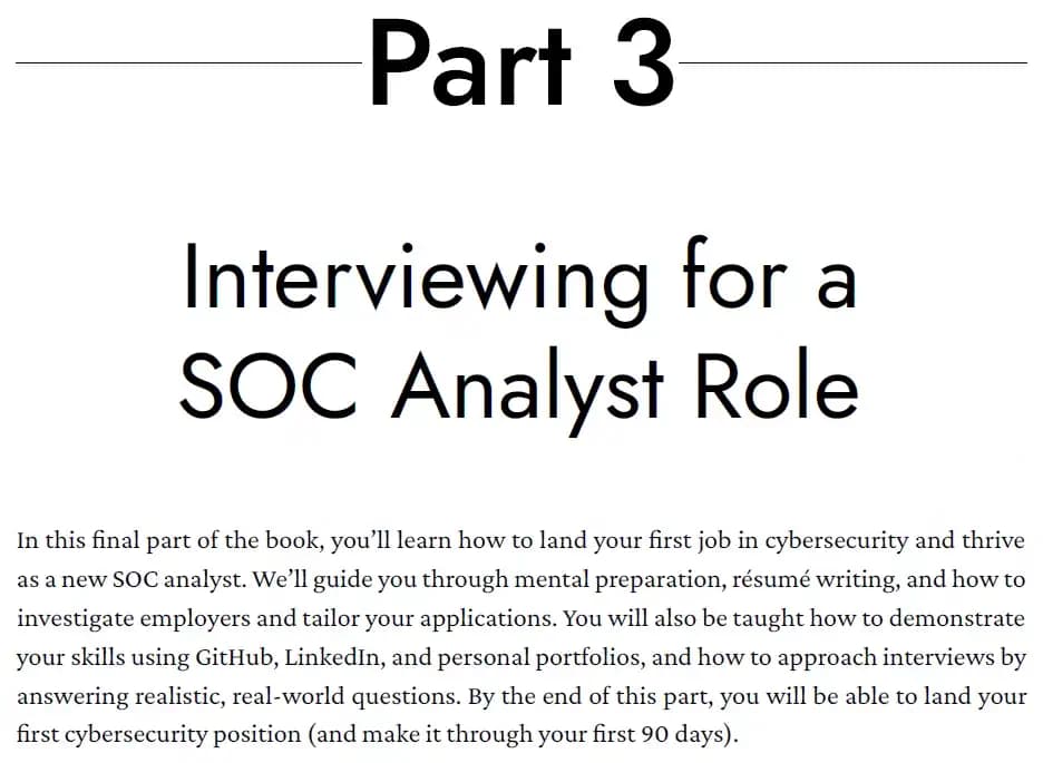 کتاب SOC Analyst Career Guide — تصویر ۴