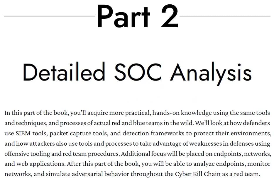 کتاب SOC Analyst Career Guide — تصویر ۳
