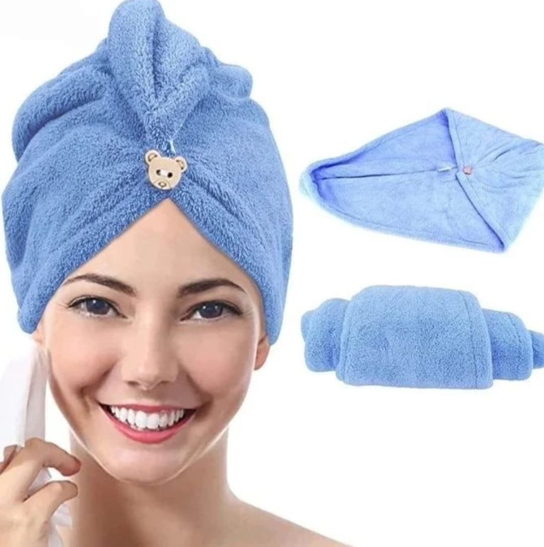 کلاه حوله ای حمام جادویی