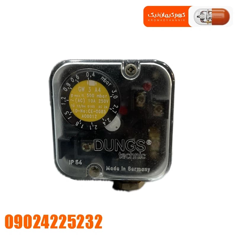 پرشر سوئیچ دانگز Dungs مدل GW3A4 اصلی آلمان