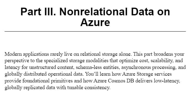 کتاب Azure Data Fundamentals — تصویر ۳
