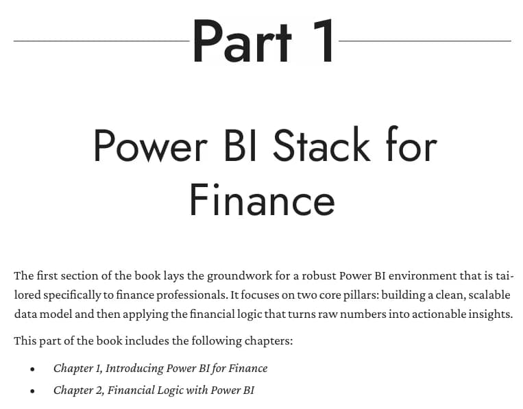 کتاب Power BI for Finance — تصویر ۲