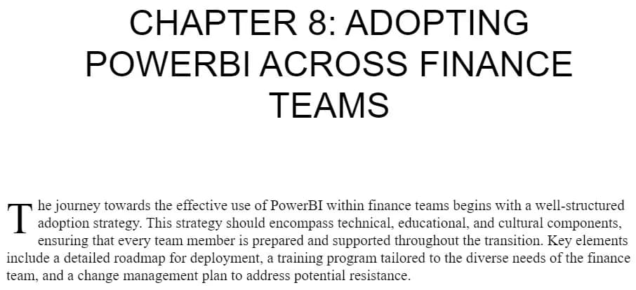 کتاب Power BI for Finance — تصویر ۹