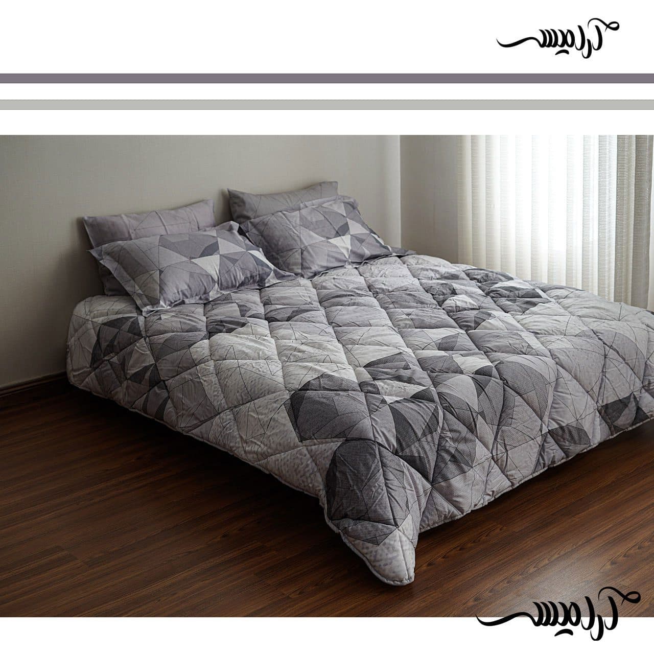 روتختی ست لحاف ساتین طرح کد 3006