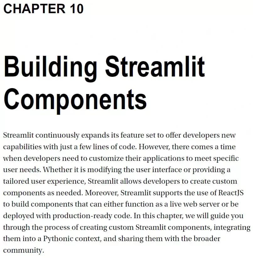 کتاب Streamlit for Web Development — تصویر ۳