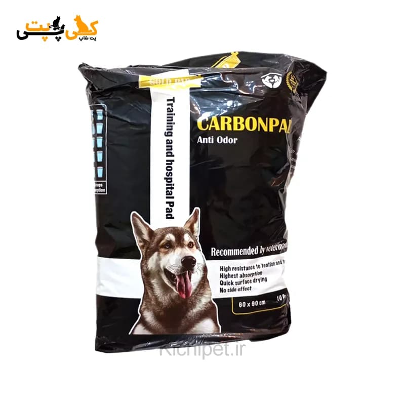 پد بهداشتی سگ کربن دار گلدپد Gold Pad – سایز 90×60 (10 عددی)