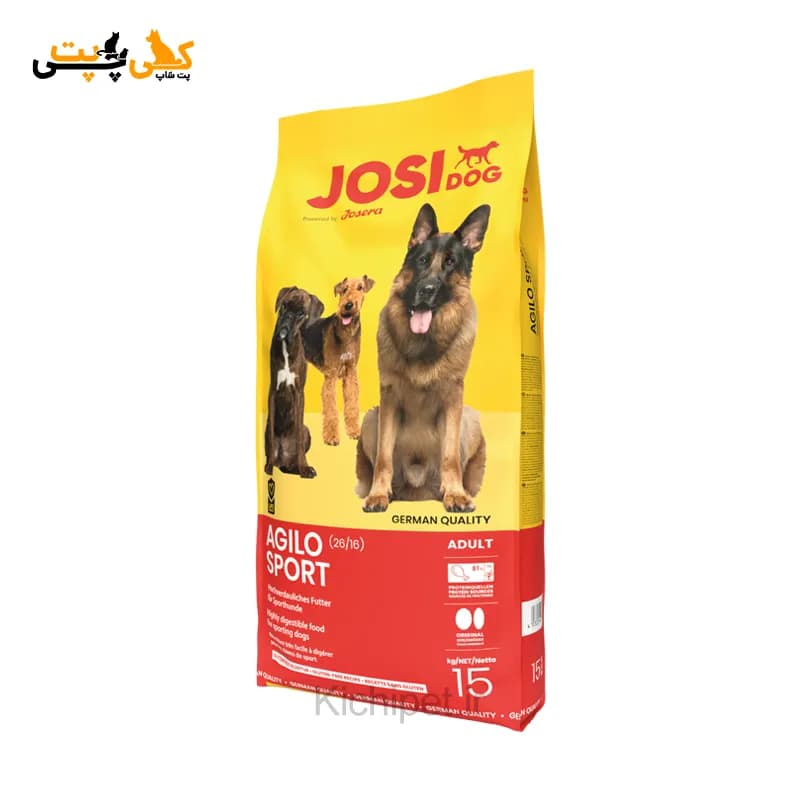 غذای خشک سگ اگیلو اسپرت جوسی داگ Agilo Sport – وزن 15 کیلوگرم