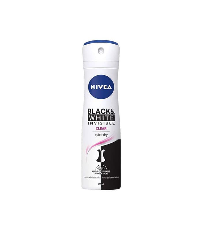 اسپری بدن زنانه نیوآ Black & White Invisible Clear