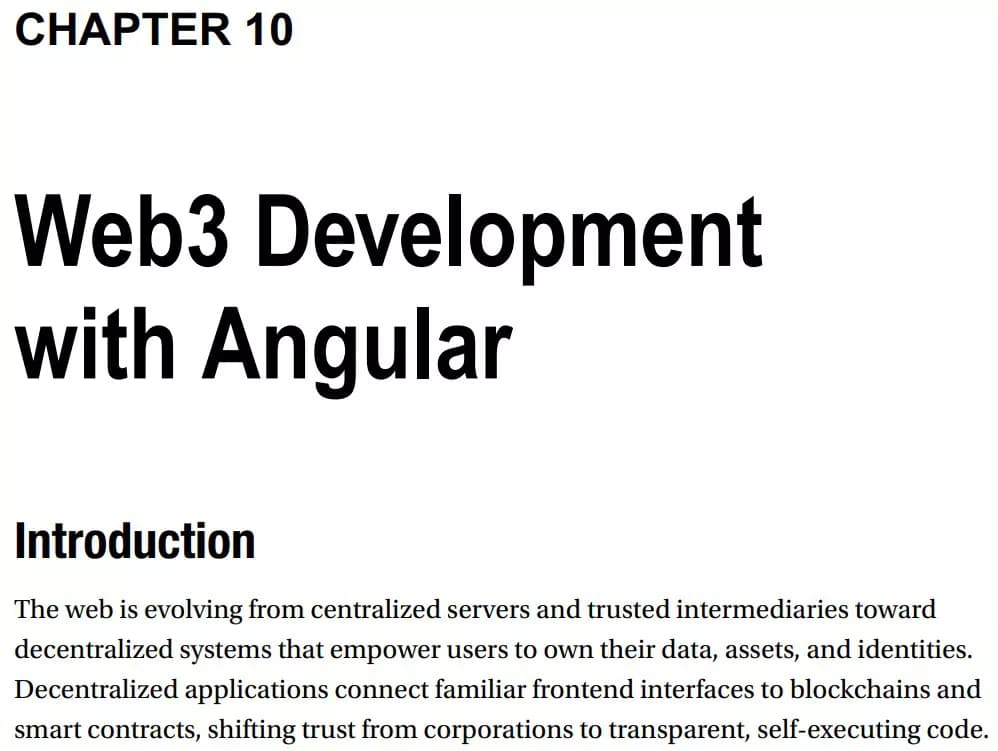 کتاب Web3 Development with Angular — تصویر ۴