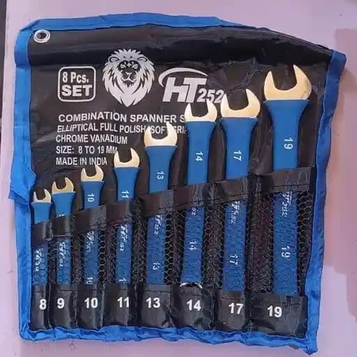 ست آچار یکسر رینگ 8 عددی اچ تی HT252 — تصویر ۲