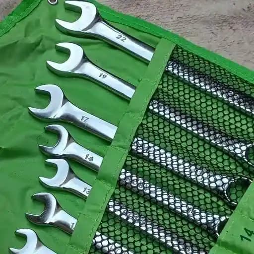 ست آچار یکسر رینگ 8 عددی کیفی روبی ROBY