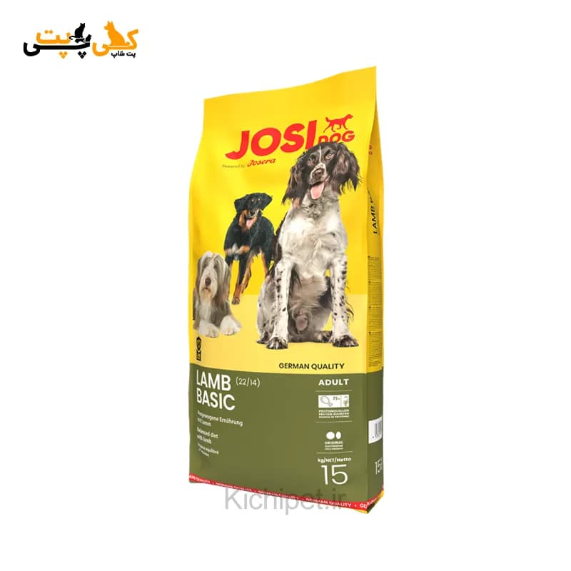 غذای سگ لم بیسیک جوسی داگ جوسرا Josidog Lamb Basic – وزن 15 کیلوگرم