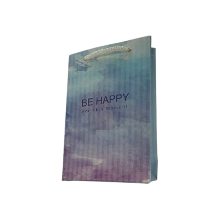 بگ مقوایی کوچک ۱۲ عددی طرح Be happy — تصویر ۲