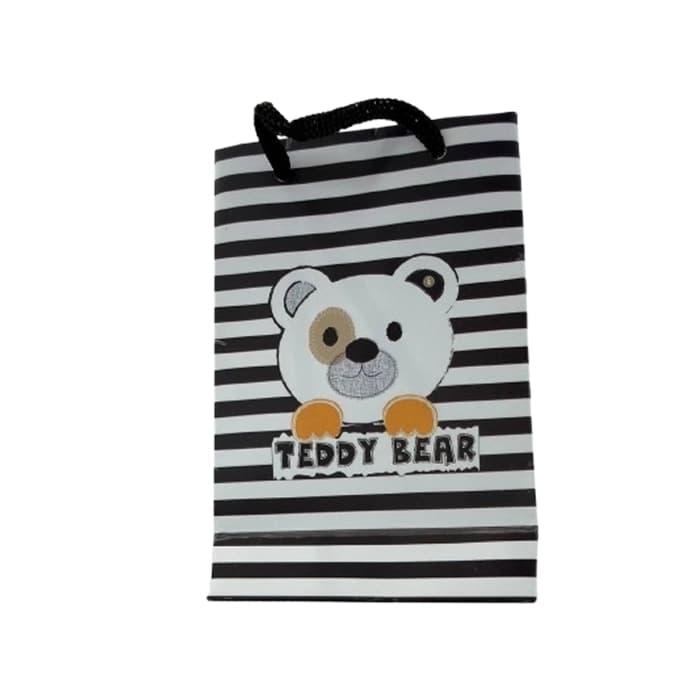 بگ مقوایی کوچک ۱۲ عددی طرح Teddy Bear — تصویر ۴