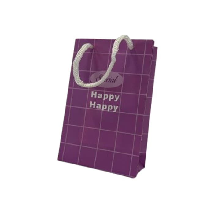 بگ مقوایی کوچک ۱۲ عددی طرح Happy — تصویر ۵