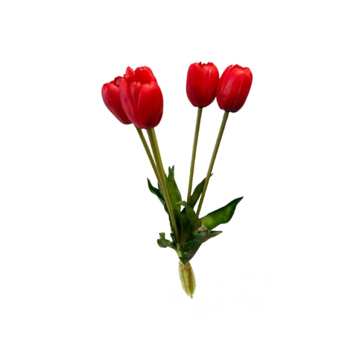 دسته لاله پلاستیکی بزرگ مصنوعی