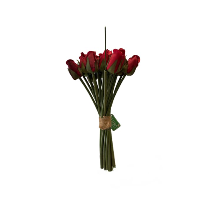 دسته گل غنچه رز ریز مصنوعی — تصویر ۲