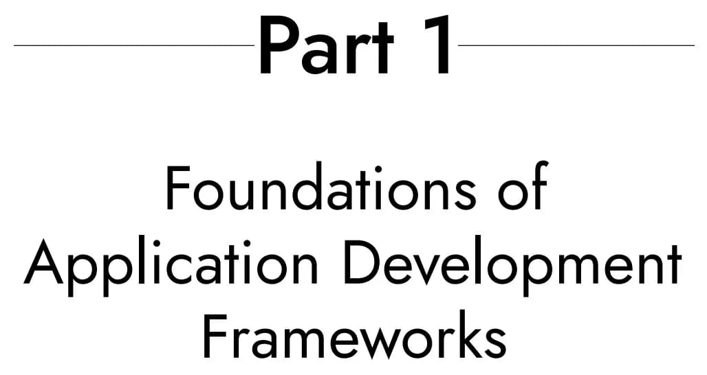 کتاب Building an Application Development Framework — تصویر ۲