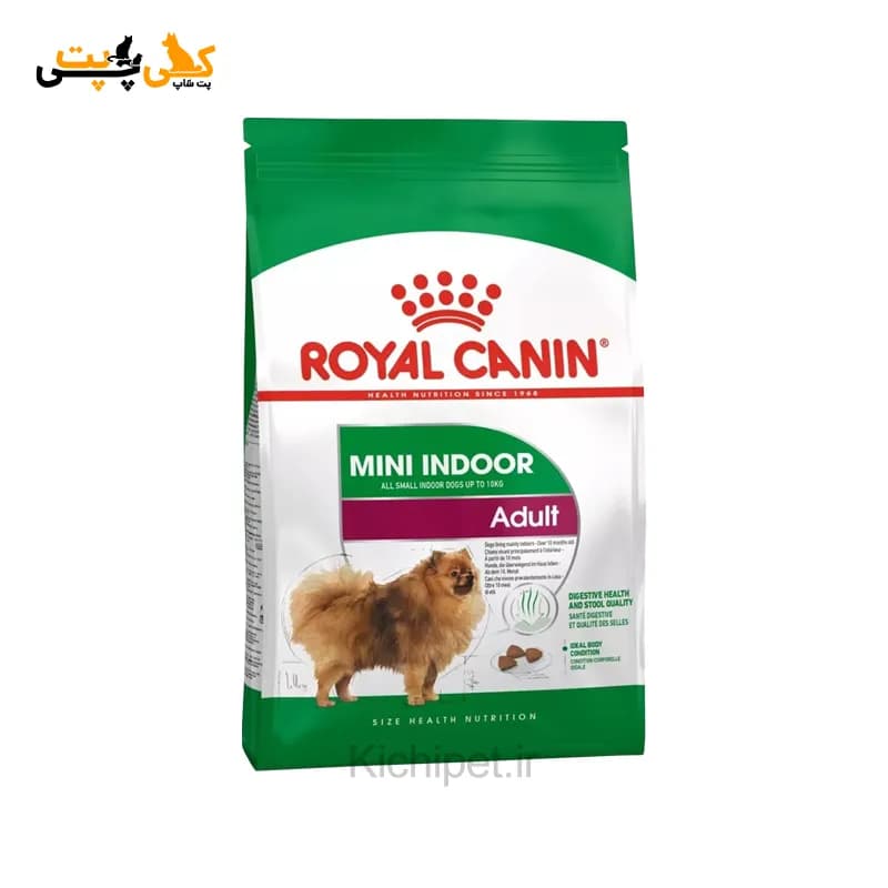 غذای سگ مینی ایندور ادالت رویال کنین Mini Indoor Adult – وزن 1.5 کیلوگرم