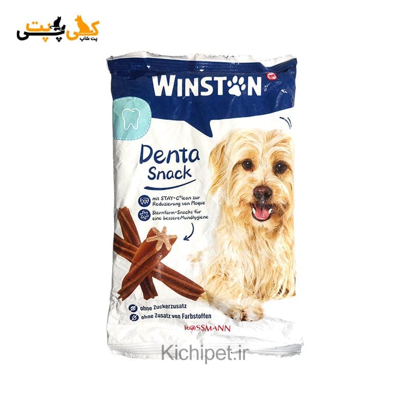 تشویقی سگ دنتال وینستون Winston Dental Snack – بسته 7 عددی