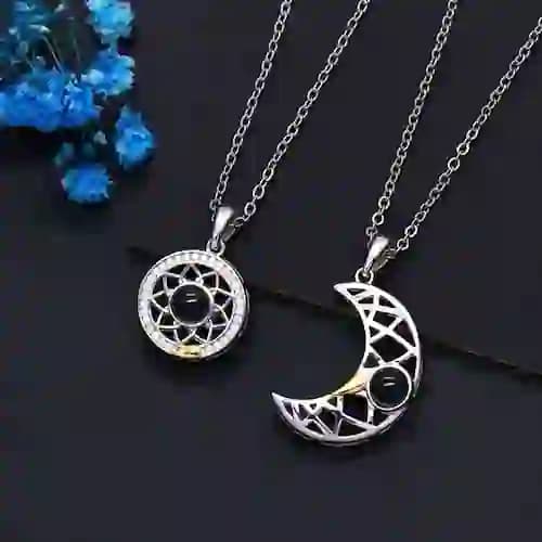 گردنبند ست مهر ماه صد زبان