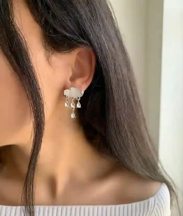گوشواره ابر و باران