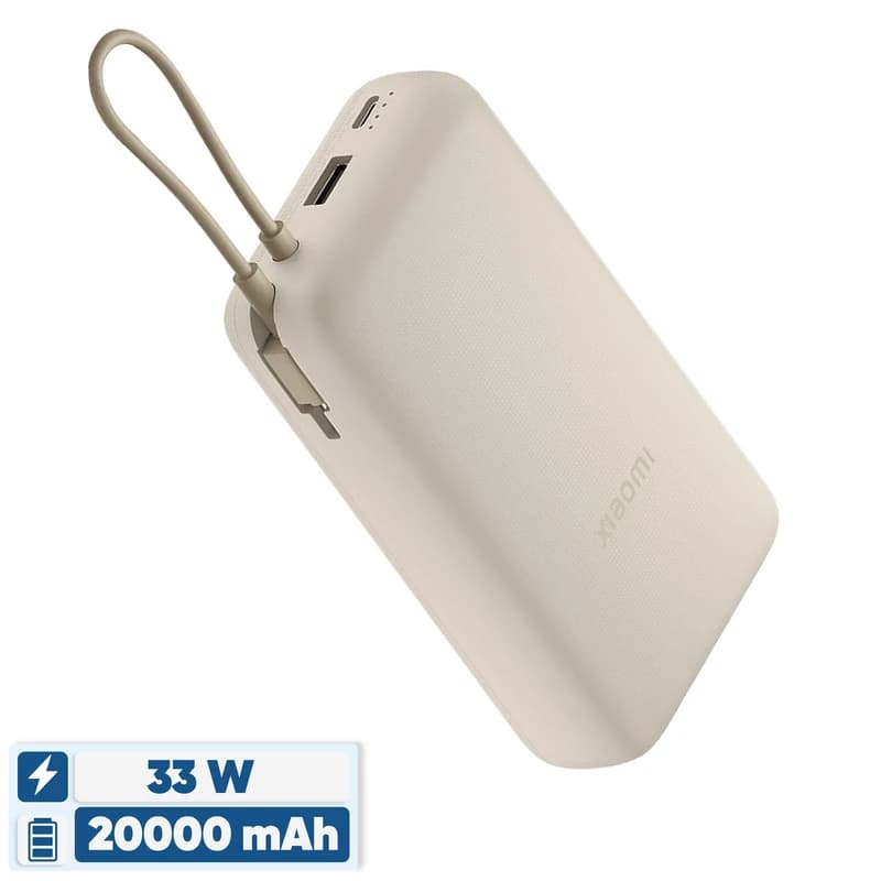 پاوربانک 33 وات شیائومی PB2030MI ظرفیت 20000 | نسخه گلوبال