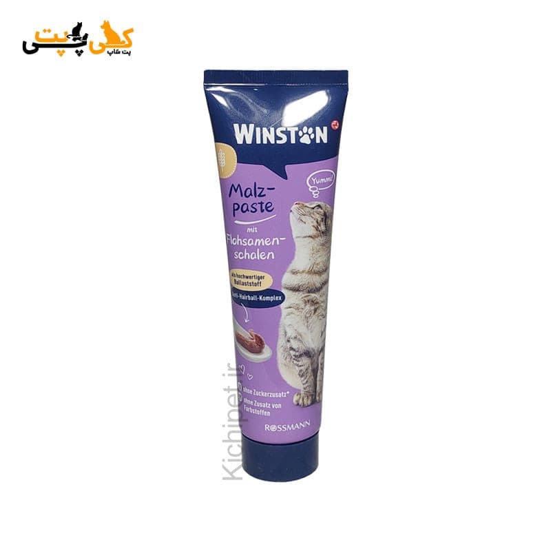 خمیر مالت گربه وینستون Winston Flea Seed Husks – وزن 100 گرم