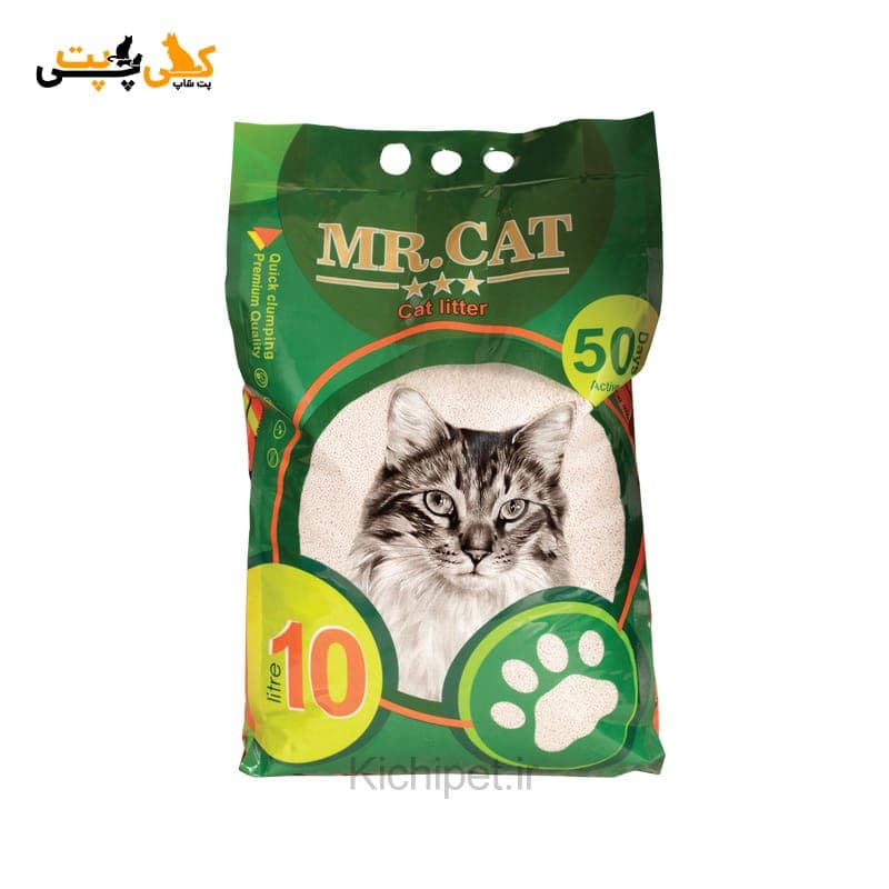 خاک گربه سوپر گرانول برند MR CAT مدل Super Granul – حجم 10 لیتر