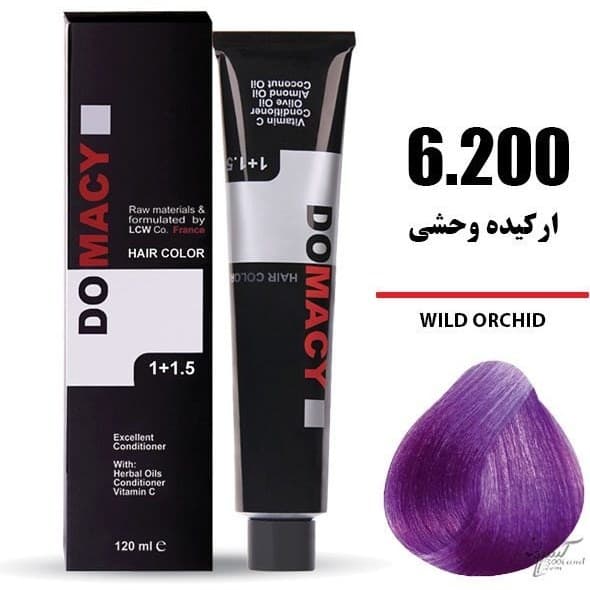 رنگ مو دوماسی سری فشن شماره 6/200 (ارکیده وحشی)
