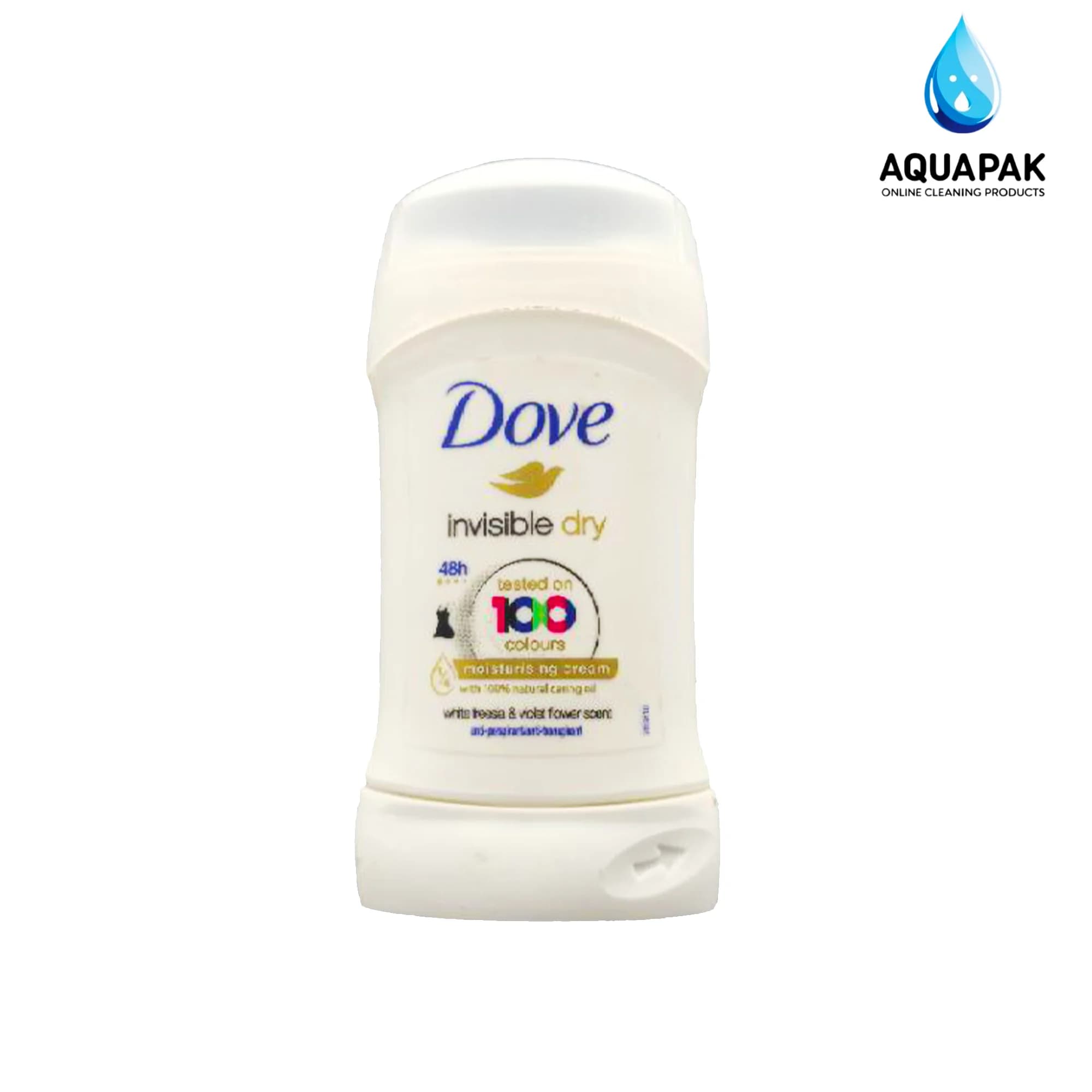 مام صابونی داو مدل Invisible Dry با رایحه گل فریزیا و بنفشه حجم 40 میل