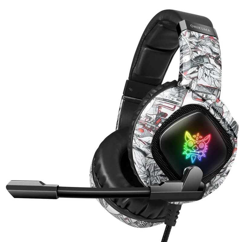 هدست گیمینگ اونیکوما مدل K19 Camo White