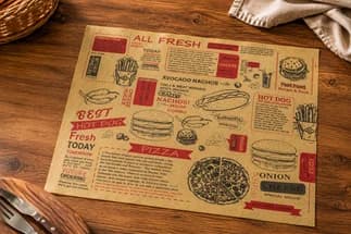 کاغذ کف سینی یاش 35*50 چاپی