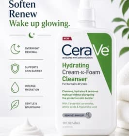 فوم کرم شستشو سراوی مدل CeraVe Cream To Foam — تصویر ۳